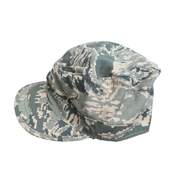 Genuine Issue US Military ACU Digital Camo Ripstop Patrol Caps Utility 7-3/8 - Picture 4 of 5